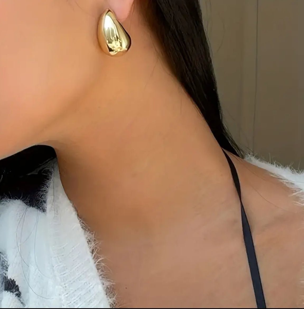 Earrings golden coating trending 2025 - Nessbeauty