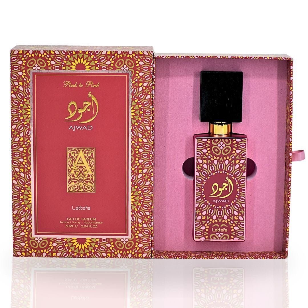 Lattafa ajwad pink to pink Trending 100ml + Lattafa ajwad pink to pink Trending 100ml - Nessbeauty