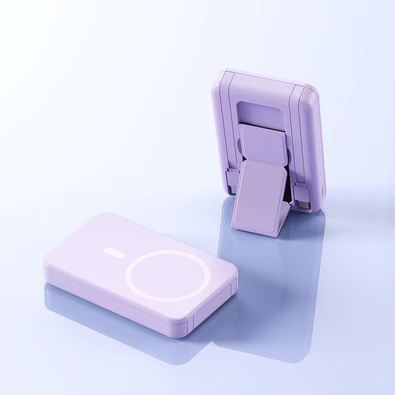 Magnetic Wireless Power Bank Magsafe With Cable - Nessbeauty