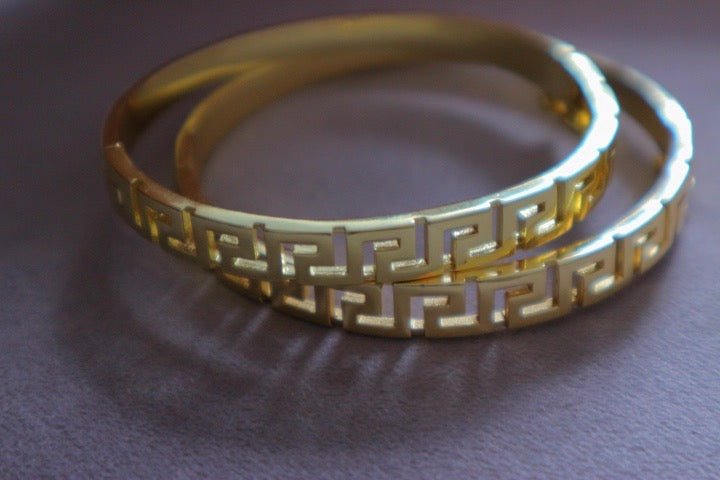 Morocco,Tetouan Braceletes Golden trendy - Nessbeauty