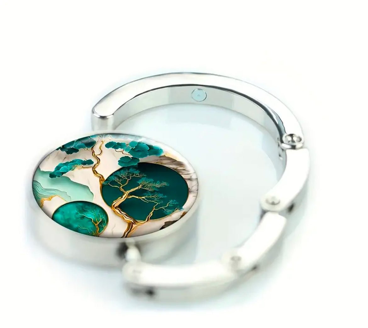 Zilver metaal marmer ophang haak - Nessbeauty
